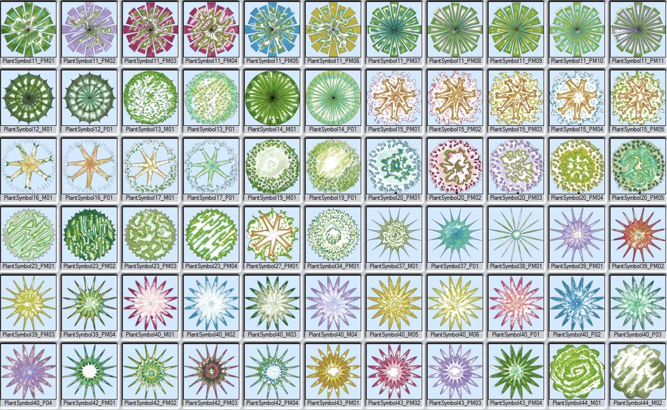 Добавь в плане. Растения для дендроплана. Значки цветов для ландшафтного проектирования. Растительность на плане. Цветы для генплана в плане.